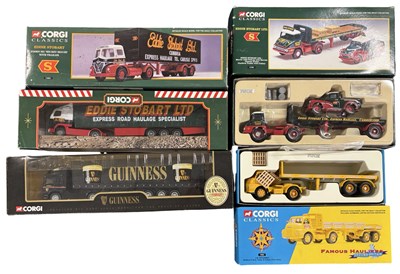 Lot 160 - A collection of various boxed Corgi lorries...