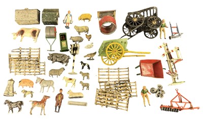 Lot 240 - A mixed lot of various diecast animals, farm...