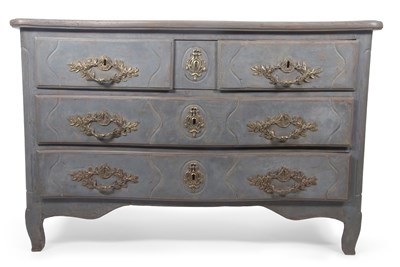 Lot 334 - A 19th Century French painted four drawer...