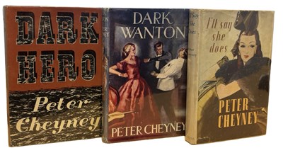 Lot 200 - PETER CHEYNEY 3 Titles: DARK HERO, London,...