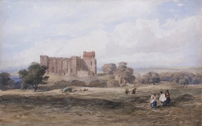 Lot 572 - David Cox Senior, R.W.S (1783-1859), 'Castle...