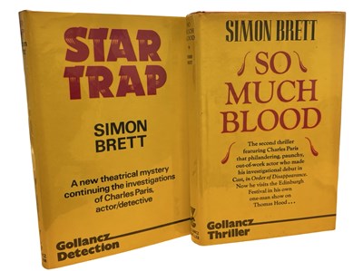 Lot 202 - SIMON BRETT: 2 Titles: STAR TRAP, London,...