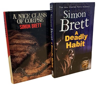 Lot 149 - SIMON BRETT: 2 Titles: A NICE CLASS OF CORPSE,...