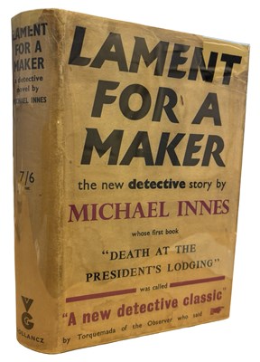 Lot 234 - MICHAEL INNES: LAMENT FOR A MAKER, London,...