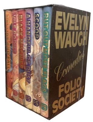 Lot 298 - FOLIO SOCIETY: EVELYN WAUGH COMEDIES: DECLINE...