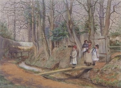 Lot 549 - Charles T. Hollis (fl.1881-82), watercolour,...