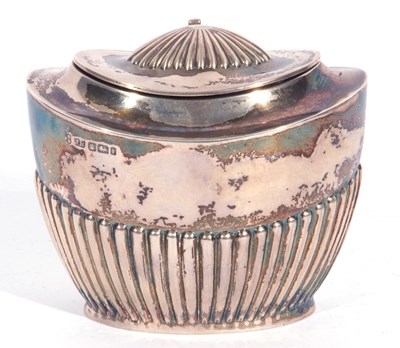Lot 102 - Early 20th century silver sucrier of oval form,...