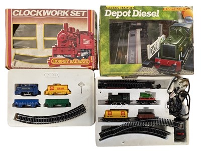 Lot 10 - A pair of boxed Hornby Train sets, to include:...