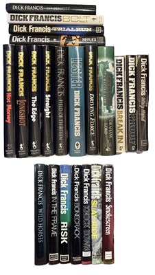 Lot 837 - ONE BOX: Various DICK FRANCIS hardbacks in...