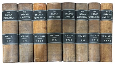 Lot 876 - ONE BOX: THE INDIAN FORESTER, 1934 - 1941....