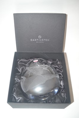 Lot 226 - A Dartington glass 80th Anniversary of VE Day...