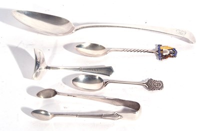 Lot 136 - Mixed Lot: George III silver Old English...