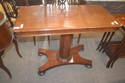 Lot 422 - A Victorian mahogany reading table, the...