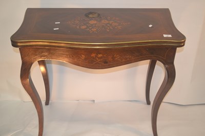 Lot 527 - A 19th Century French rosewood and floral...