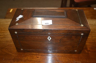 Lot 419 - An early 19th Century rosewood and mother of...