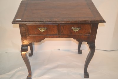 Lot 452 - An 18th Century walnut side table or low boy...