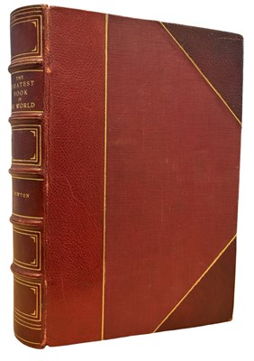 Lot 662 - A EDWARD NEWTON: THE GREATEST BOOK IN THE...
