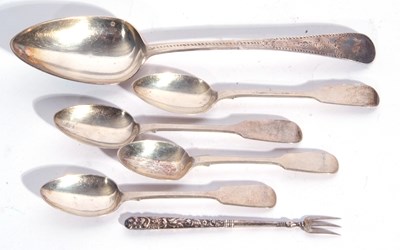 Lot 7 - Mixed Lot: George III bright cut Old English...