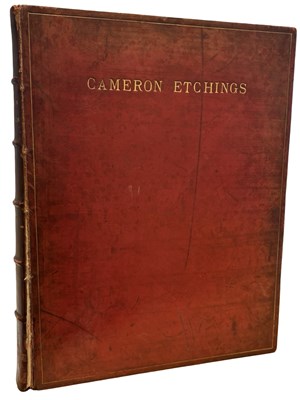 Lot 694 - ETCHINGS OF D. Y CAMERON AND A CATALOGUE OF...