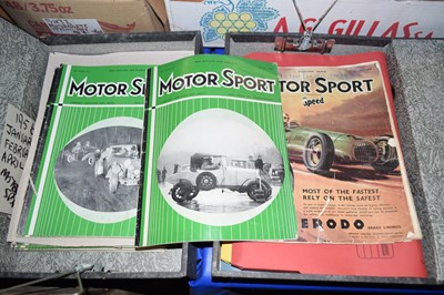 Lot 9 - Quantity of Motorsport magazines from the 1950's
