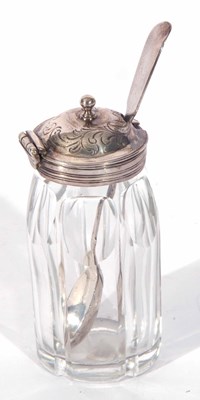 Lot 24 - Mixed Lot of Victorian cut glass and silver...