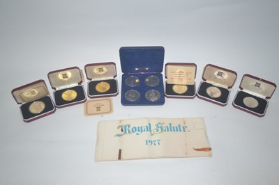 Lot 324 - Pobjoy Mint: 6 Cased Sterling Silver Commemorative Crowns with Certificates