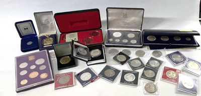 Lot 327 - Mixed Coinage; 20 Commemorative Coins, Tonga Memorial Dollar etc