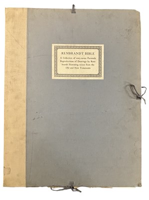 Lot 920 - FOLIO REMBRANDT BIBLE [1953]. A Collection of...