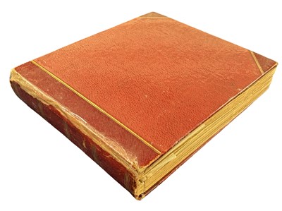 Lot 107 - Oblong half Morocco, repaired with transparent...