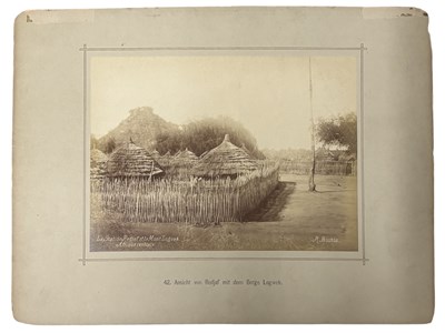 Lot 938 - Richard Buchta 5 ALBUMEN PRINTS - PHOTOGRAPHS...