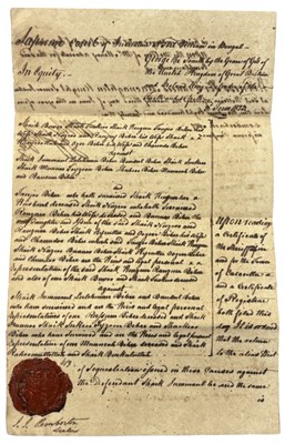 Lot 995 - INDIA BENGAL MANUSCRIPT. EAST INDIA COMPANY....