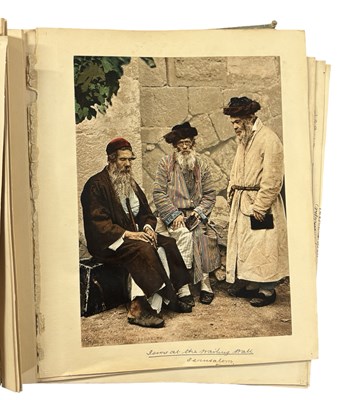 Lot 103 - CONSTANTINOPLE & JERUSALEM PHOTOCHROM PRINTS...