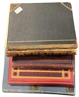 Lot 1068 - SCRAP ALBUMS 19th Century. A collection of...