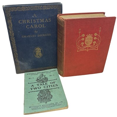 Lot 404 - CHARLES DICKENS: 3 Titles: A CHRISTMAS CAROL,...
