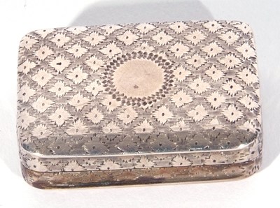 Lot 47 - George III vinaigrette of cushion form,...