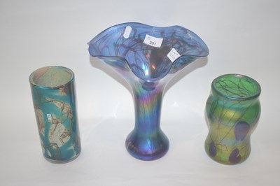 Lot 231 - A John Ditchfield glasform vase with spreading...