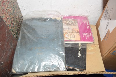 Lot 59 - Box containing a quantity of automobile books...