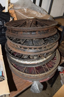 Lot 38 - A set of spoke wheels for an Austin 7