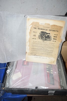 Lot 43 - Two box files containing an early 1900 Autocar...