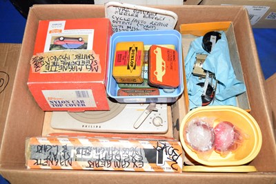 Lot 46 - Box containing various repair kits, tyre...