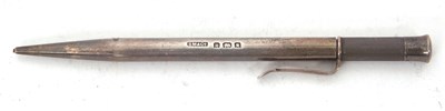 Lot 133 - Sampson Mordan & co silver pencil, hallmarked...