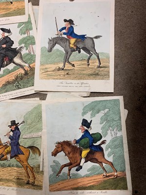 Lot 1 - Henry William Bunbury (1750-1811) 16 hand...