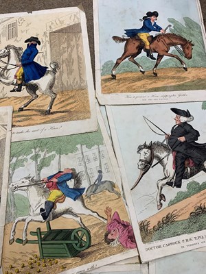 Lot 1 - Henry William Bunbury (1750-1811) 16 hand...