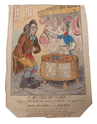 Lot 503 - Circle of James Gillray (1756-1815), 'The...