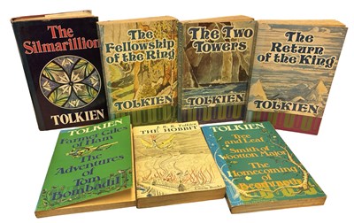 Lot 399 - J R R TOLKIEN: 7 Titles: THE SILMARILLION,...