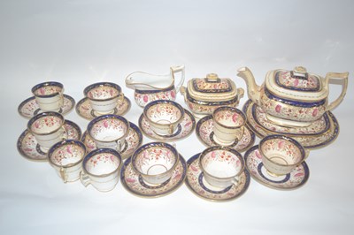 Lot 252 - Coalport Tea Set c.1820 Patt No; 629