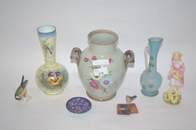 Lot 276 - Mixed Lot; Denby Vase, Royal Worcester Fig My first Cuckoo by Doughty etc