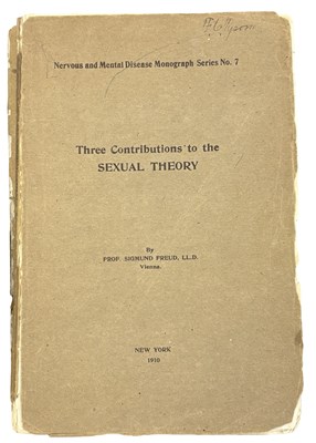 Lot 1030 - SIGMUND FREUD. Three Contributions to the...