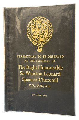 Lot 154 - WINSTON CHURCHILL. Title; The Funeral of the...