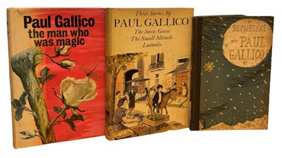 Lot 457 - PAUL GALLICO: 3 Titles: THE MAN WHO WAS MAGIC,...